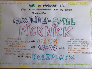 Familien Spiel Picknick