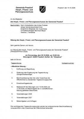 Haupt Finanz und Planungsausschuss 29.10.2026 1 Haupt Finanz und Planungsausschuss 29.10.2026 1