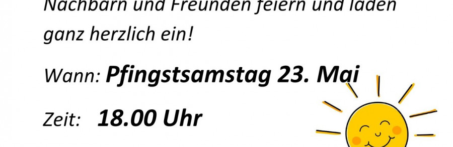 Pfingstfeuer 2026